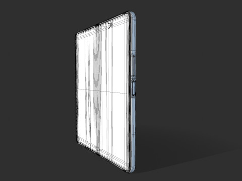 Samsung Z Fold4 Green 3D Model