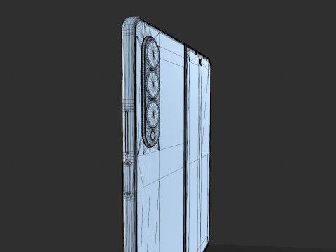 Samsung Z Fold4 Green 3D Model