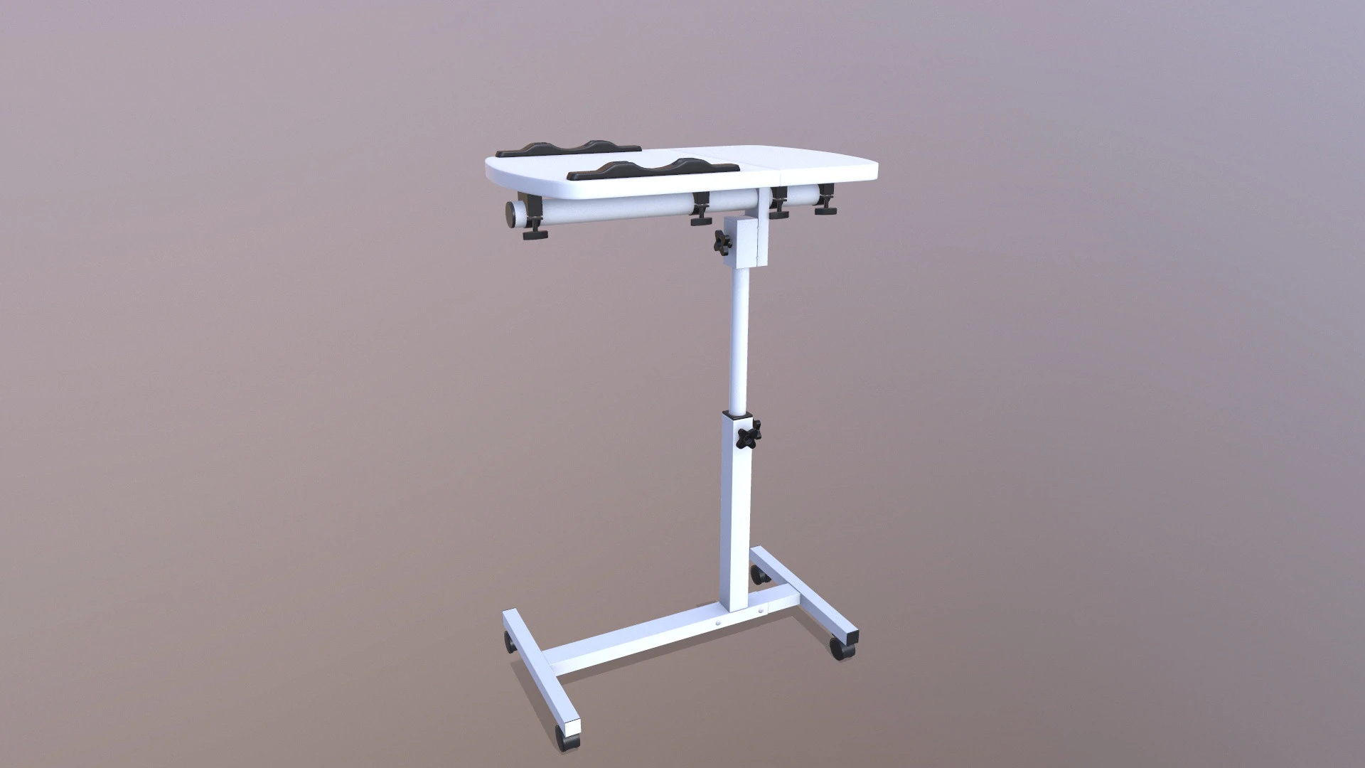 Adjustable Desk 3D Model .c4d .max .obj .3ds .fbx .stl .blend