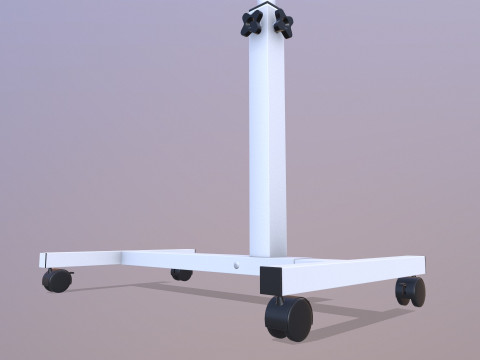 Adjustable Desk 3D Model