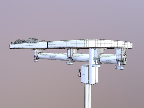 Adjustable Desk 3D Model