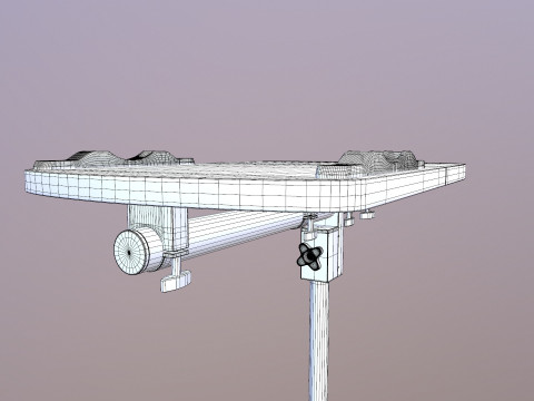 Adjustable Desk 3D Model