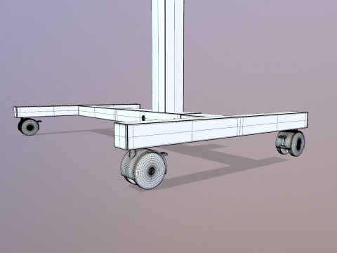 Adjustable Desk 3D Model