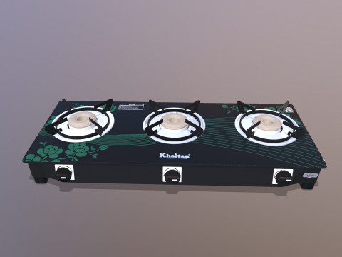 Fornello a gas Modello 3D