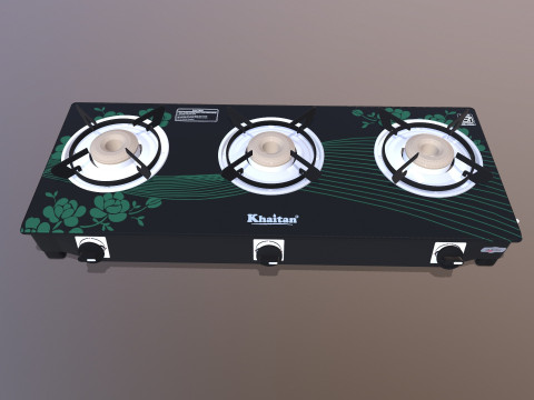 Gas Stove 3D Model