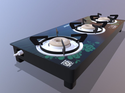 Gas Stove 3D Model