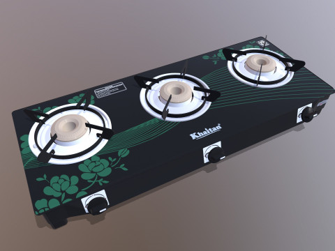 Gas Stove 3D Model