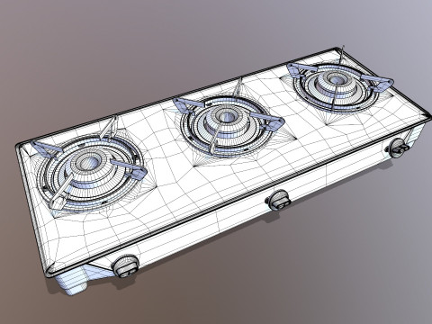 Gas Stove 3D Model
