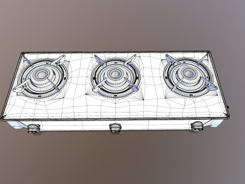 Gas Stove 3D Model
