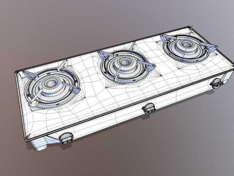 Gas Stove 3D Model