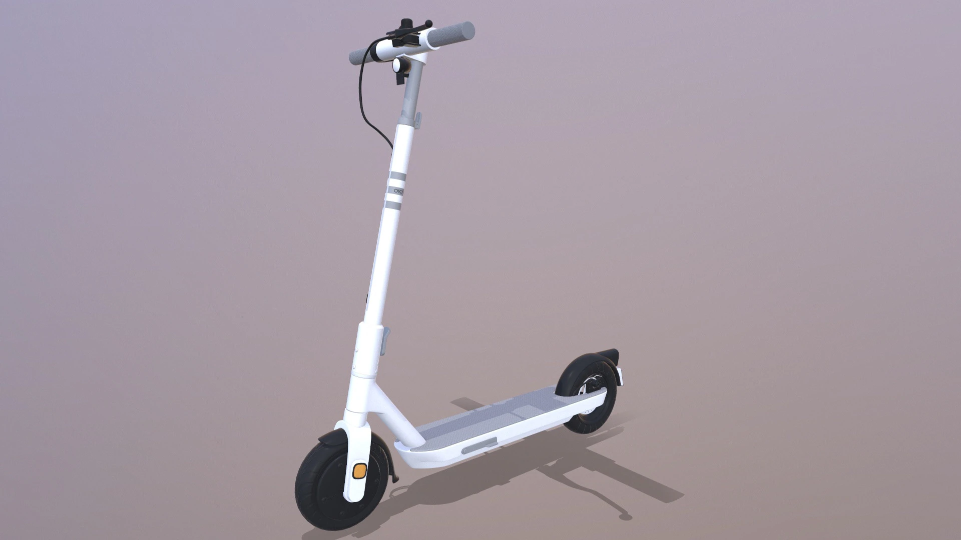 Kick Scooter 3D Model .c4d .max .obj .3ds .fbx .stl .blend 