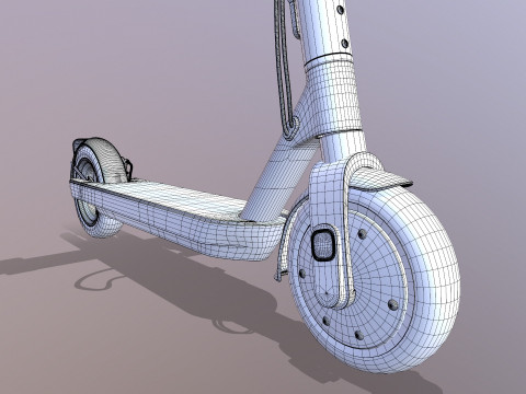 Kick Scooter 3D Model