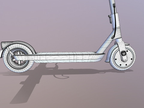 Kick Scooter 3D Model