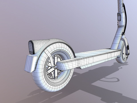 Kick Scooter 3D Model