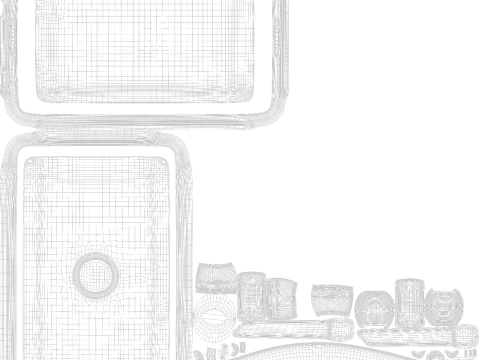 Kinder-Tablet 3D Modell