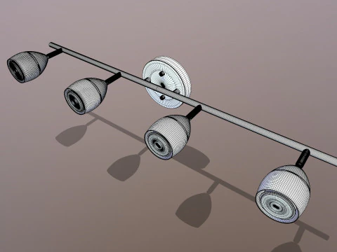 एलईडी छत प्रकाश 3D मॉडल