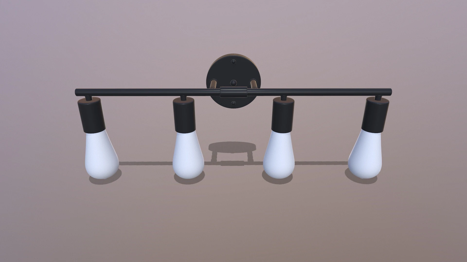 LED Ceiling Light 3D Model .c4d .max .obj .3ds .fbx .stl .blend