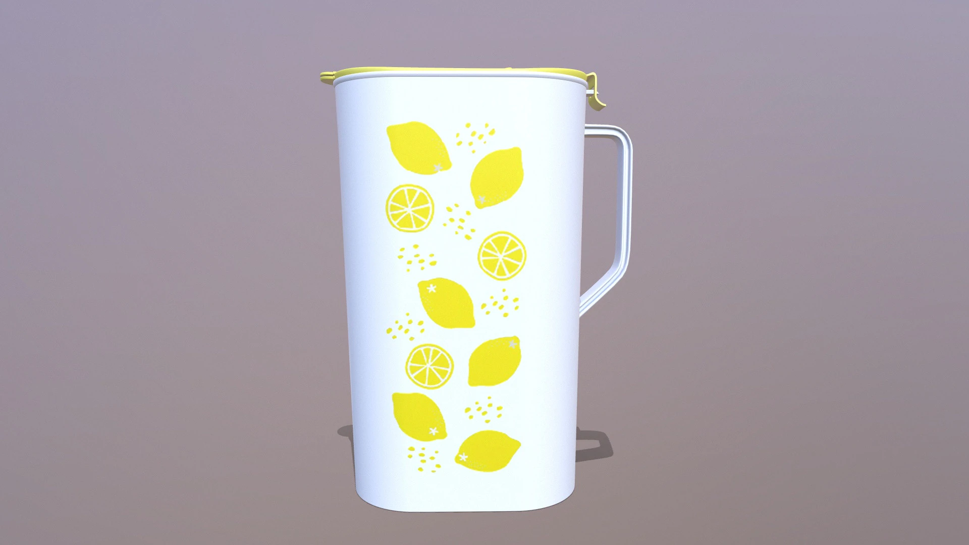 नींबू पिचर 3D मॉडल .c4d .max .obj .3ds .fbx .stl .blend 