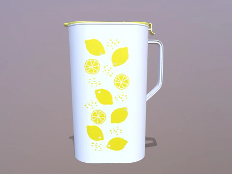 नींबू पिचर 3D मॉडल