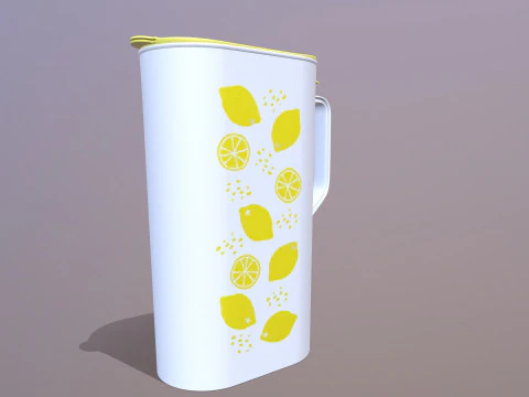 नींबू पिचर 3D मॉडल