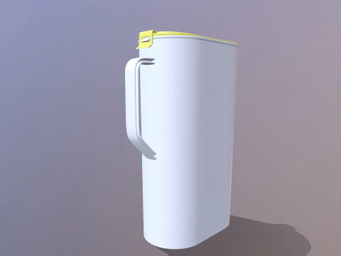 नींबू पिचर 3D मॉडल