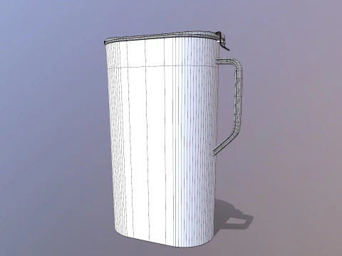 नींबू पिचर 3D मॉडल