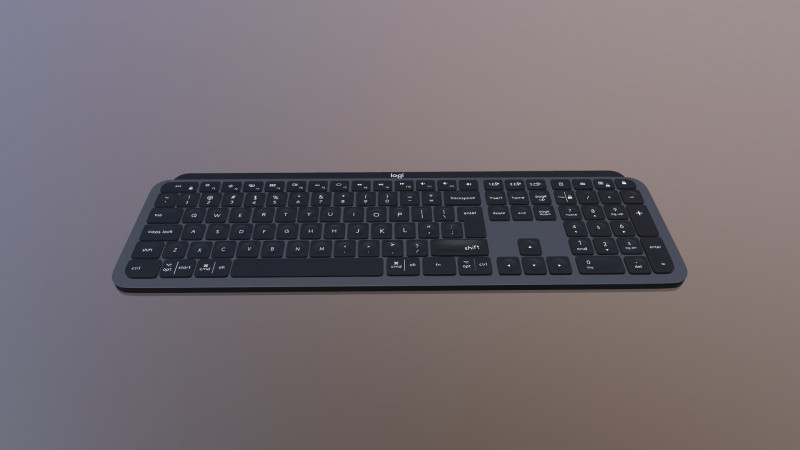 Teclado Logitech Modelo 3D .c4d .max .obj .3ds .fbx .stl .blend 