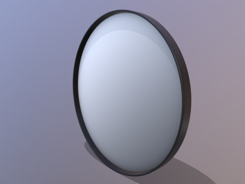 Ronde gemonteerde spiegel 3D Model
