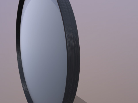 Ronde gemonteerde spiegel 3D Model