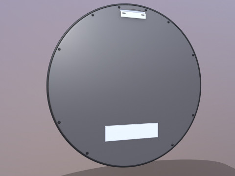 Ronde gemonteerde spiegel 3D Model