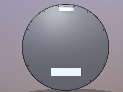 Ronde gemonteerde spiegel 3D Model