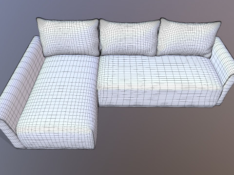 Диван 3D Модель