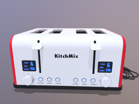 Ekmek kızartma makinesi 3D Model