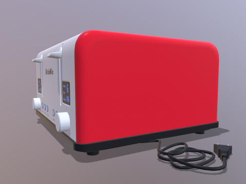 टोअस्टर 3D मॉडल