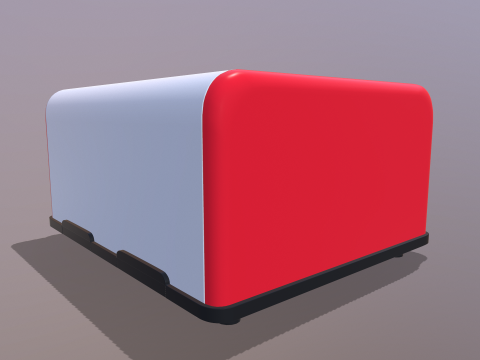 टोअस्टर 3D मॉडल