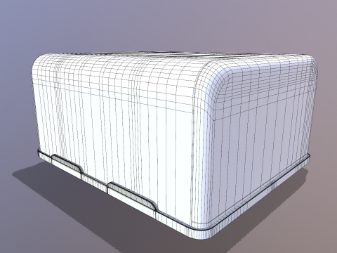 टोअस्टर 3D मॉडल