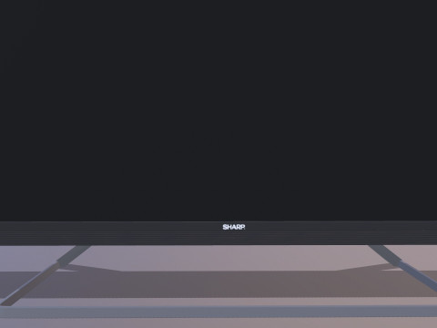 날카로운 LED 3D 모델