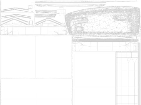 날카로운 LED 3D 모델