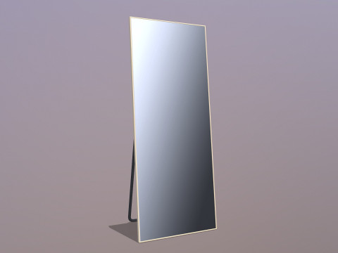 Miroir carr&eacute; Modèle 3D