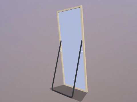 Square Mirror 3D Model