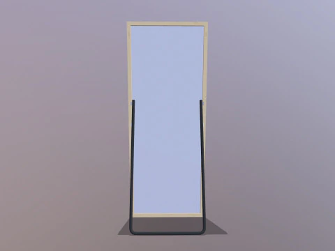 Square Mirror 3D Model