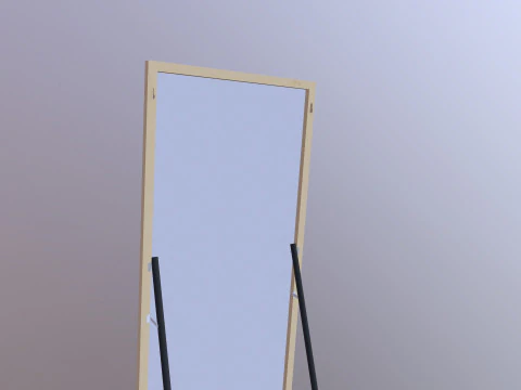 Square Mirror 3D Model
