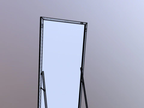 Square Mirror 3D Model