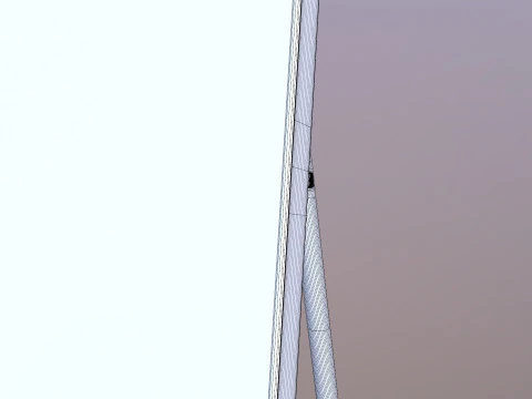 Square Mirror 3D Model