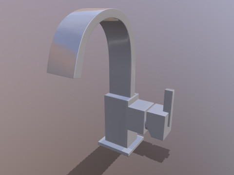 수도꼭지 3D 모델