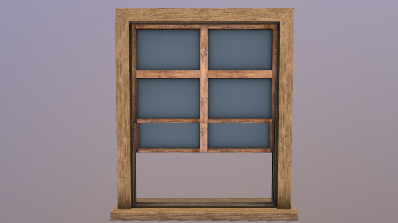 Window 3D Model .c4d .max .obj .3ds .fbx .stl .blend 