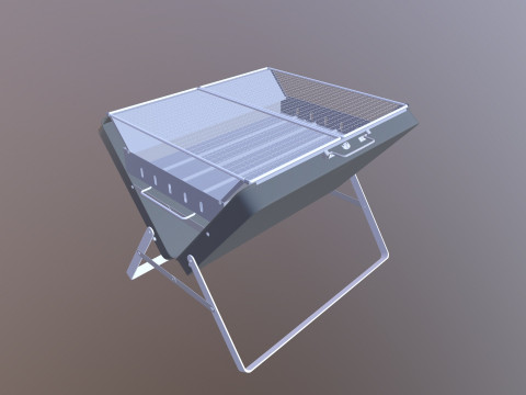 Griglie per barbecue da campeggio Modello 3D