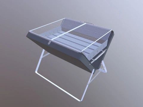 Camping BBQS Grills 3D Model