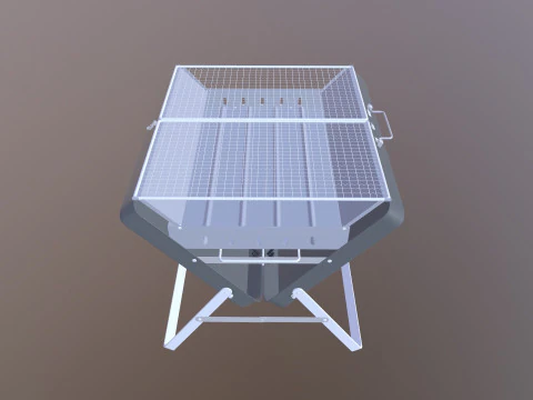 Camping BBQS Grills 3D Model