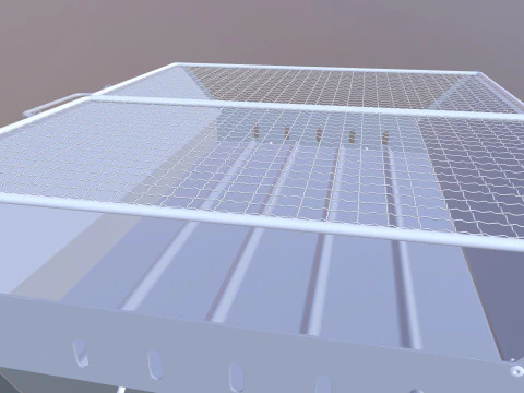Camping BBQS Grills 3D Model